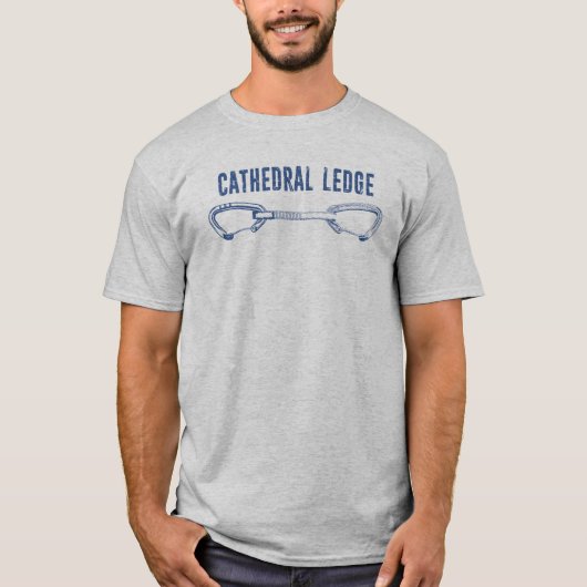 Cathedral Ledge Klettern Schnellziehen T-Shirt (Vorderseite)