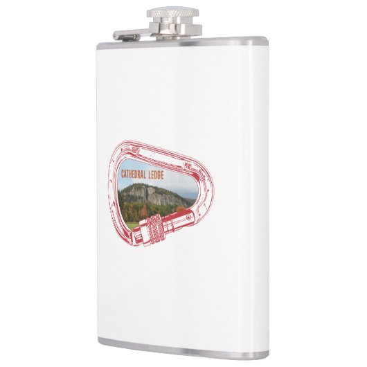 Cathedral Ledge Klettersteig Carabiner Flachmann (Links)