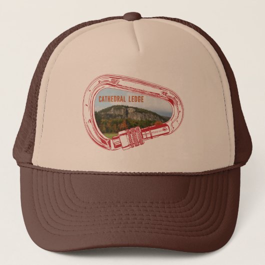 Cathedral Ledge Klettersteig Carabiner Truckerkappe (Vorderseite)