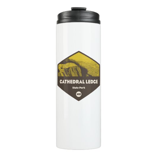 Cathedral Ledge Staat Park New Hampshire Thermosbecher (Vorderseite)