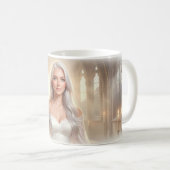Cathedral Light and Ivory Grace Dream Bride Mug Kaffeetasse (VorderseiteRechts)