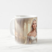 Cathedral Light and Ivory Grace Dream Bride Mug Kaffeetasse (Vorderseite Links)