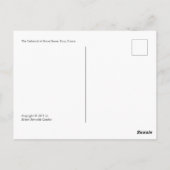 Cathedral Notre Dame Postcard Postkarte (Rückseite)