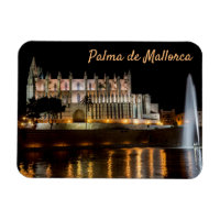 Cathedral of Palma de Mallorca at night - Spain