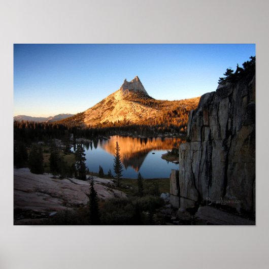 Cathedral Peak Sunset - John Muir Trail - Yosemite Poster (Vorne)