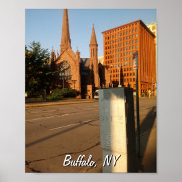 Cathedral Place und Guaranty Building Poster