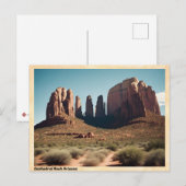Cathedral Rock Arizona Postkarte (Vorne/Hinten)
