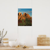 Cathedral Rock at Sunset from Secret Canyon Poster (Küche)