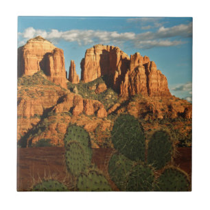 Cathedral Rock bei Sonnenuntergang vom Secret Cany Fliese