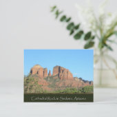 Cathedral Rock Landschaft Postkarte (Stehend Vorderseite)