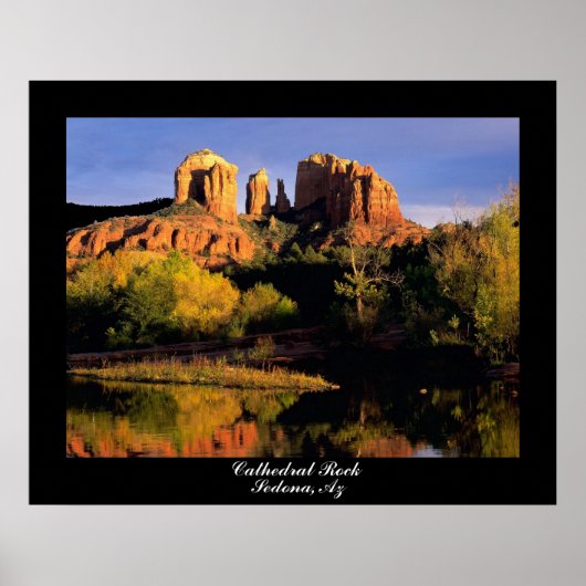 Cathedral Rock Poster (Vorne)