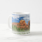 Cathedral Rock Psalm 31:3 KJV Kaffeetasse (Vorderseite Links)