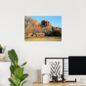 Cathedral Rock Scene Poster (Heimbüro)