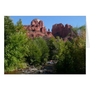 Cathedral Rock und Bach in Sedona Arizona
