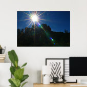 Cathedral Rock Vortex horizontal Poster (Heimbüro)