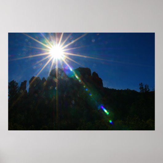 Cathedral Rock Vortex horizontal Poster (Vorne)