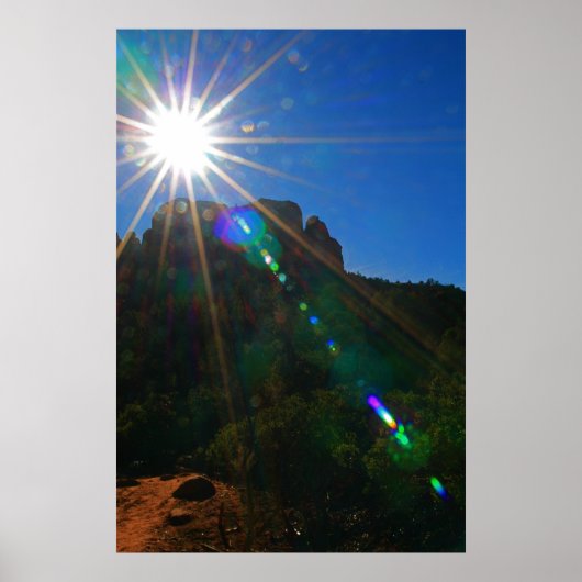 Cathedral Rock Vortex Poster (Vorne)