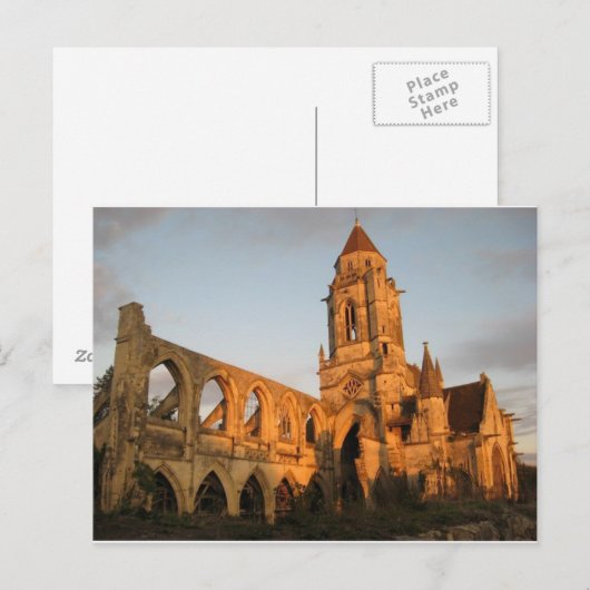 Cathedral Ruins Postkarte (Vorne/Hinten)
