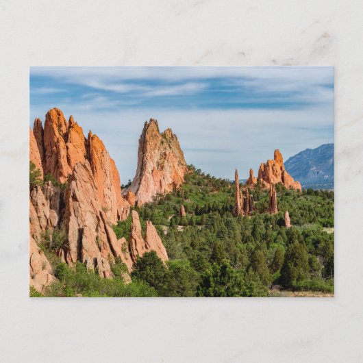 Cathedral Spires Formation Colorado Postkarte (Vorderseite)