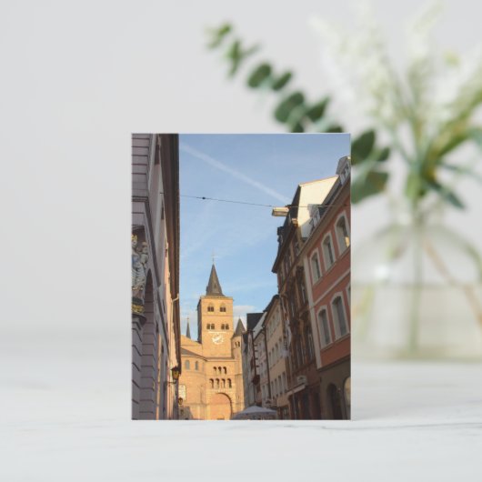 Cathedral View Trier Postkarte (Stehend Vorderseite)