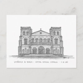 Cathédrale Notre-Dame, Bangui, Postkarte