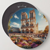 Cathédrale Notre-Dame de Paris Button (Vorne & Hinten)