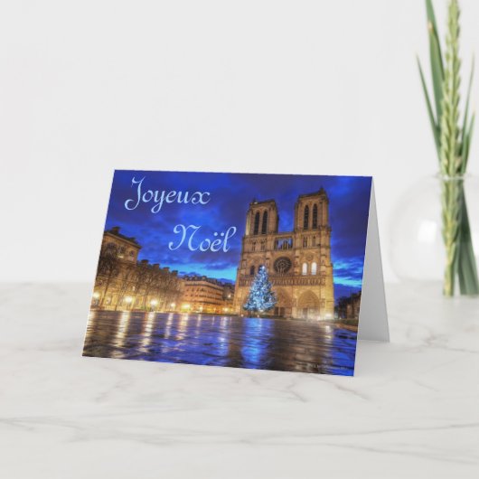 Cathédrale Notre-Dame de Paris Feiertagskarte (Vorderseite)