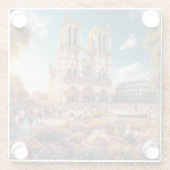 Cathédrale Notre-Dame de Paris Glasuntersetzer (Rückseite)