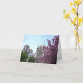 Cathédrale Notre Dame de Paris Karte (Gelbe Blume)