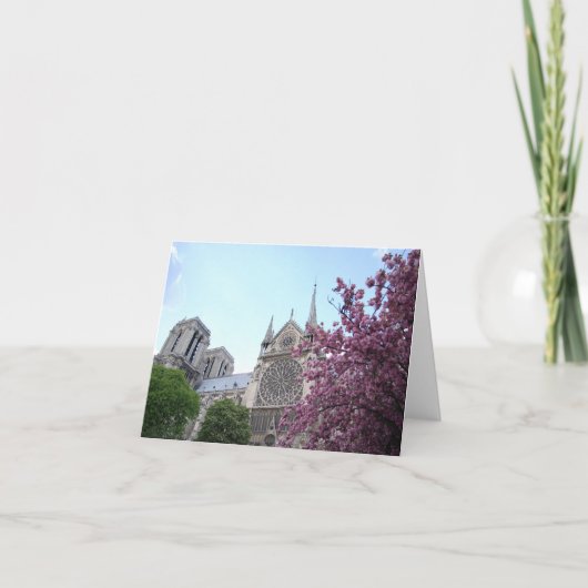 Cathédrale Notre Dame de Paris Karte (Vorderseite)