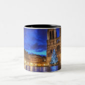 Cathédrale Notre-Dame de Paris Zweifarbige Tasse (Mittel)