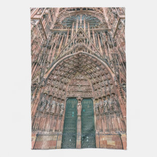 Cathedrale Notre-Dame, Straßburg, Frankreich Handtuch