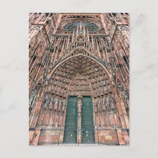 Cathedrale Notre-Dame, Straßburg, Frankreich Postkarte (Vorderseite)
