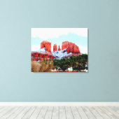 Cathedralgestein gewickelt Leinwand (Insitu (Holzboden))