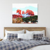 Cathedralgestein gewickelt Leinwand (Insitu (Schlafzimmer))