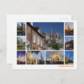 Cathedrals-Multi-Image Postkarte (Vorne/Hinten)