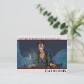 Cathedris Postkarte (Stehend Vorderseite)