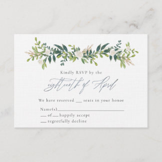 Catherine & Bo RSVP-Karten Einladung