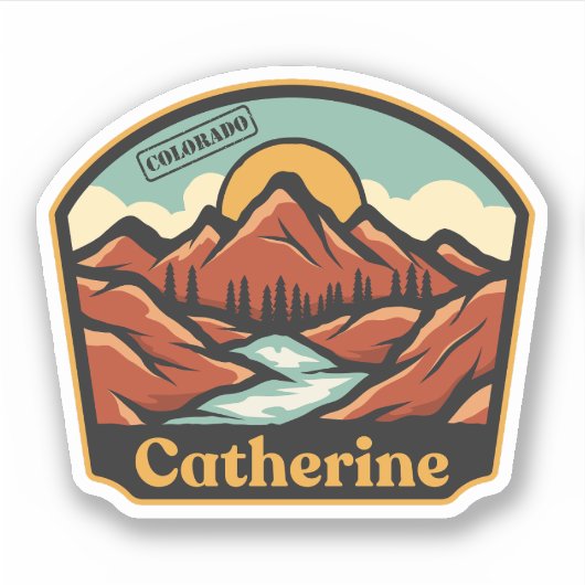 Catherine, Colorado Aufkleber (Vorderseite)