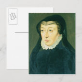 Catherine de Medici Postkarte (Vorne/Hinten)