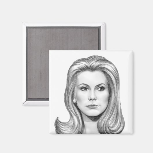 Catherine Deneuve Magnet (Vorderseite/Rückseite)