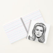 Catherine Deneuve Notizblock (Innenseite)