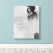 Catherine Dickens Leinwanddruck (Insitu (Holzboden))