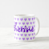 Catherine im Lila Kaffeetasse (VorderseiteRechts)