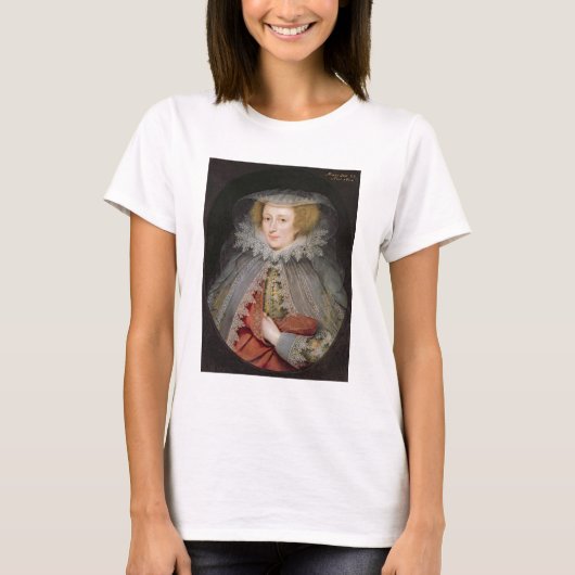 Catherine Killigrew, Lady Jermyn, 1614 (Öl auf Pfa T-Shirt (Vorderseite)