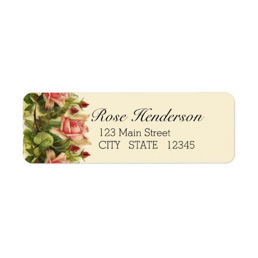 Catherine Klein Apricot Rosa Rücksendeadresse (Vorne)