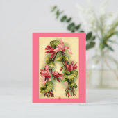 Catherine Klein Blume Alphabet Letter A Postkarte (Stehend Vorderseite)