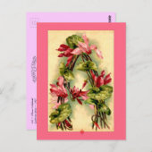 Catherine Klein Blume Alphabet Letter A Postkarte (Vorne/Hinten)