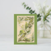 Catherine Klein Blume Alphabet Z Lily of Valley Postkarte (Stehend Vorderseite)