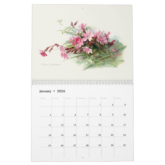 Catherine Klein Floral Art Kalender (Jan 2026)